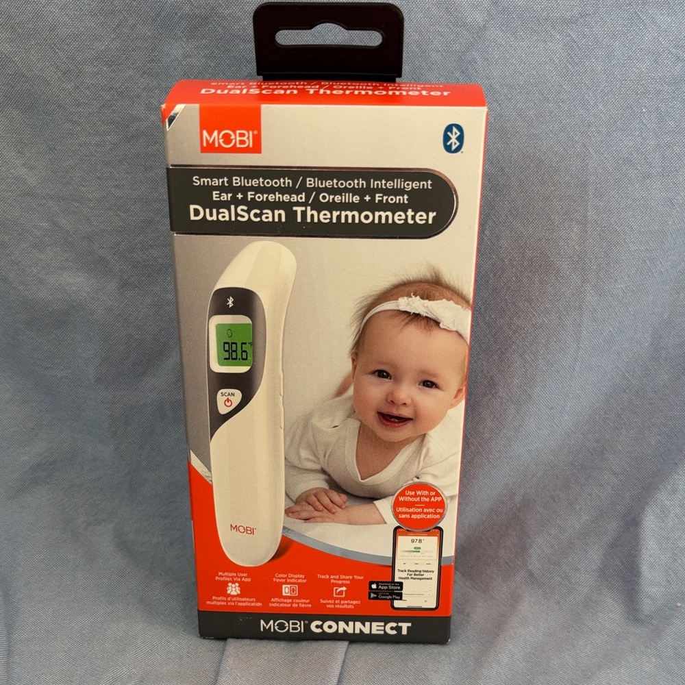DualScan Kids Thermometer — White